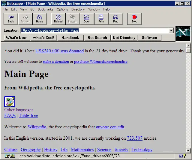 Netscape Web1.0